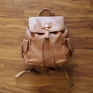 Fossil Leather Backpack